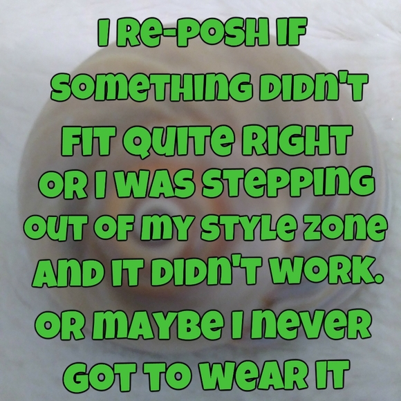 About Re-Poshing - Picture 2 of 11